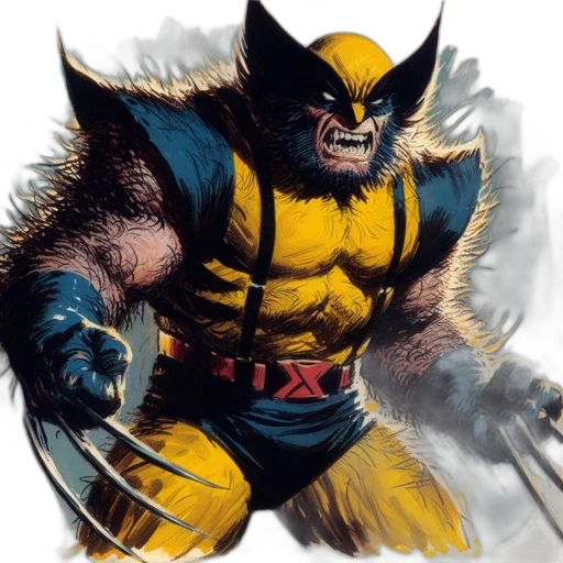 comic book art, concept art, fantasy art, photorealistic transparent PNG cut-out