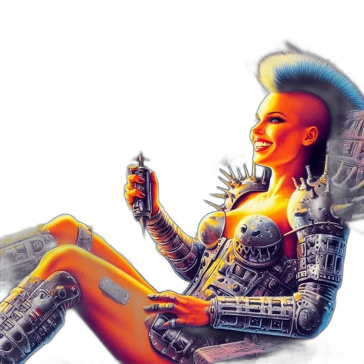 robot, jewelry, concept art, fantasy art transparent PNG cut-out