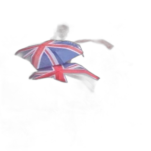 umbrella, jacket, staff, 3d render transparent PNG cut-out