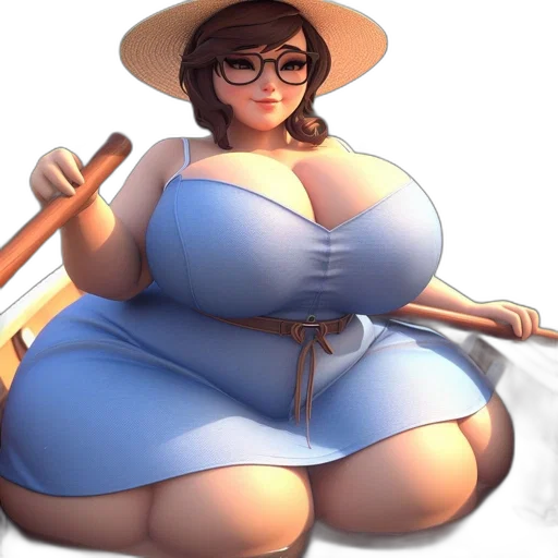 staff, hat, dress, weapon transparent PNG cut-out