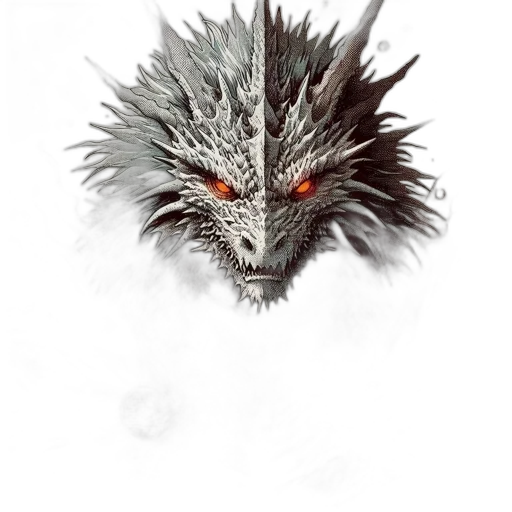 dragon, mask, creature, face transparent PNG cut-out