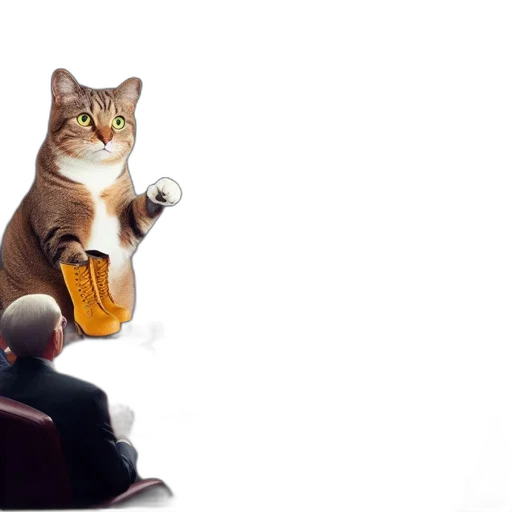 staff, animal, concept art, photorealistic transparent PNG cut-out