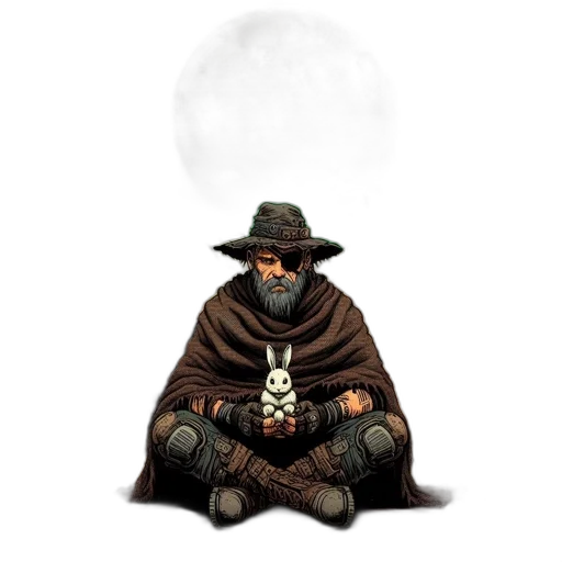 staff, mask, hat, face transparent PNG cut-out
