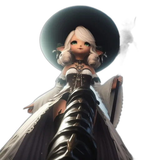 staff, sword, weapon, hat transparent PNG cut-out