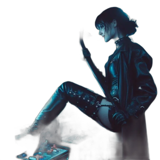 jacket, shoes, robot, weapon transparent PNG cut-out