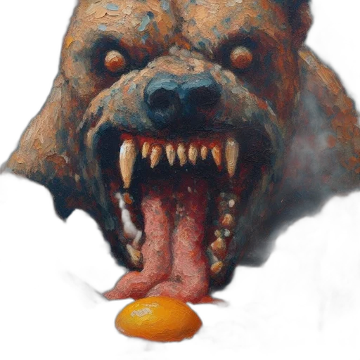food, creature, animal, face transparent PNG cut-out