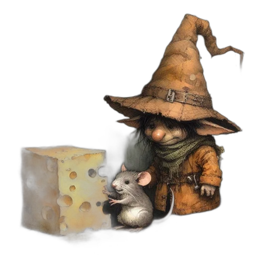 hat, concept art, fantasy art, watercolor transparent PNG cut-out