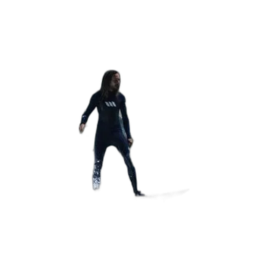 robot, jacket, creature, staff transparent PNG cut-out
