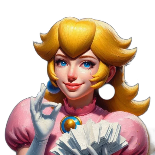 face, crown, dress, staff transparent PNG cut-out