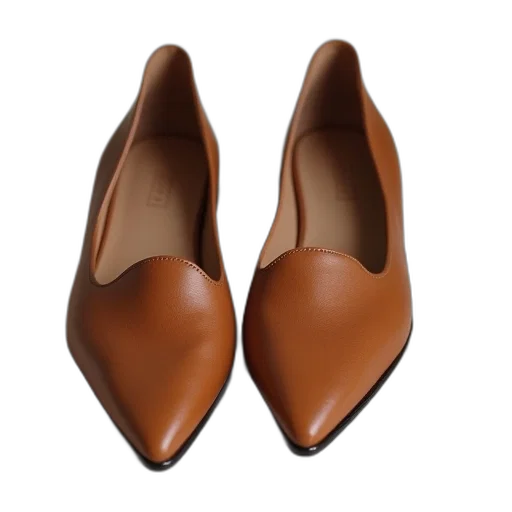 shoes, 3d render, earth tones, row transparent PNG cut-out