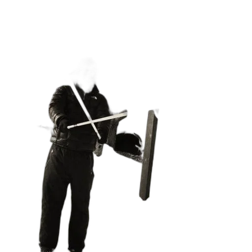staff, weapon, sword, jacket transparent PNG cut-out
