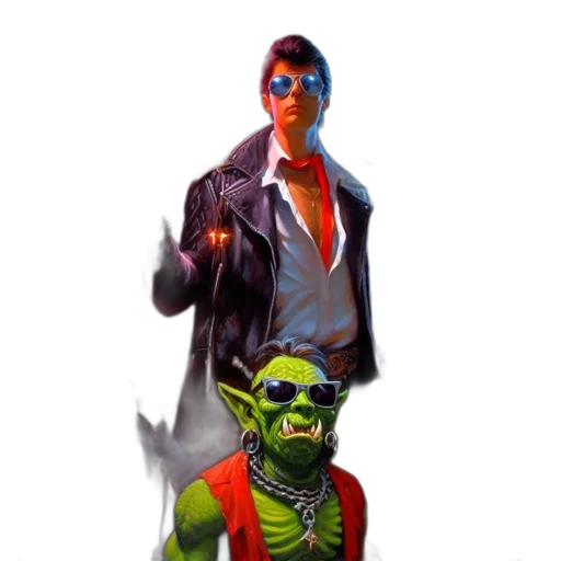 jacket, concept art, comic book art, pixel art transparent PNG cut-out