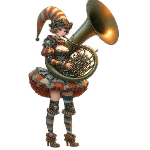 weapon, staff, animal, hat transparent PNG cut-out