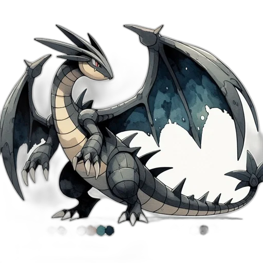 dragon, creature, weapon, staff transparent PNG cut-out