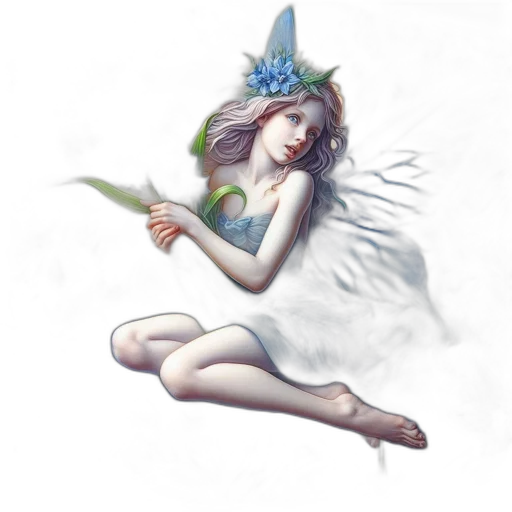 staff, hat, dress, dragon transparent PNG cut-out