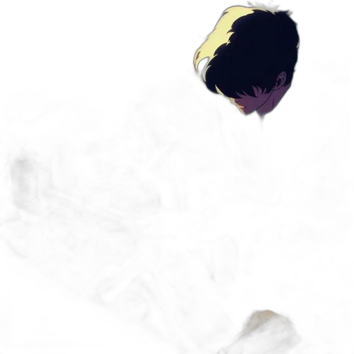 face, hair, mask, creature transparent PNG cut-out