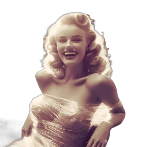 dress, crown, face, photorealistic transparent PNG cut-out