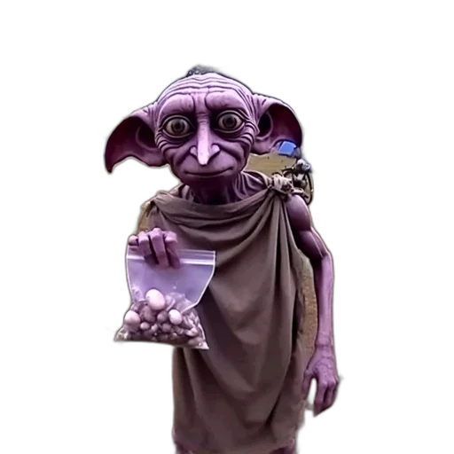 staff, mask, creature, 3d render transparent PNG cut-out