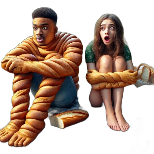 food, concept art, comic book art, photorealistic transparent PNG cut-out