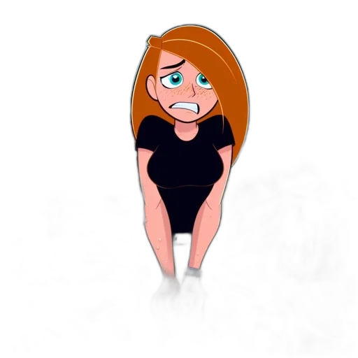dress, staff, face, cartoon transparent PNG cut-out