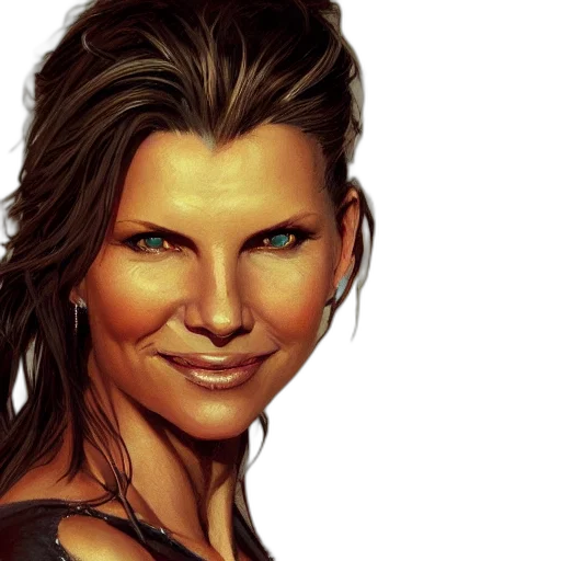 face, photorealistic, fantasy art, comic book art transparent PNG cut-out