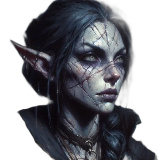 face, staff, fantasy art, concept art transparent PNG cut-out
