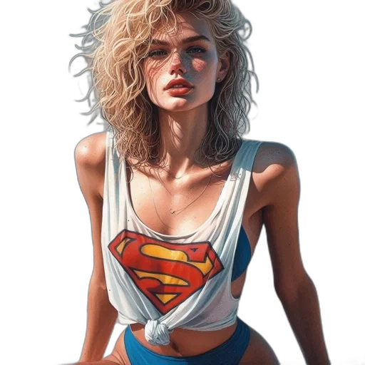 face, dress, comic book art, fantasy art transparent PNG cut-out