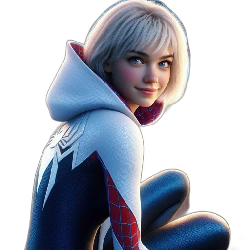 jacket, face, concept art, 3d render transparent PNG cut-out