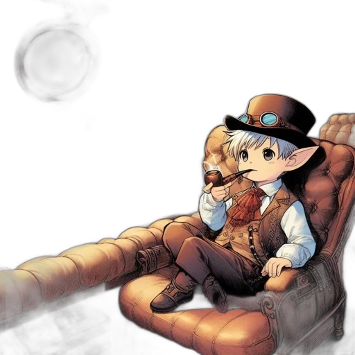 hat, furniture, staff, robot transparent PNG cut-out