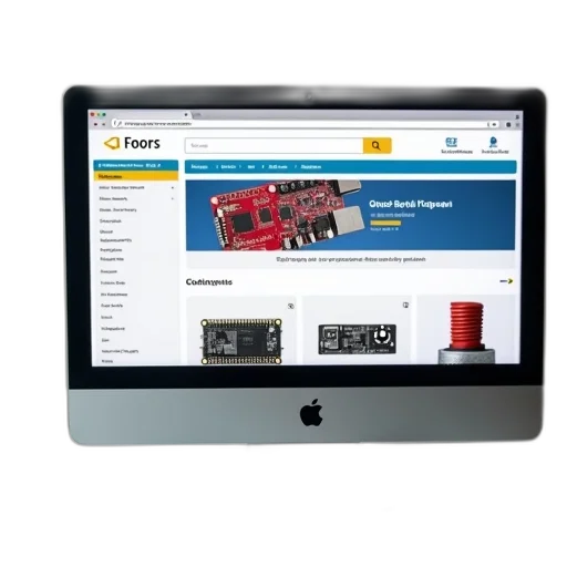 computer, screen, displaying, e-commerce transparent PNG cut-out