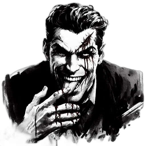 face, mask, comic book art, concept art transparent PNG cut-out