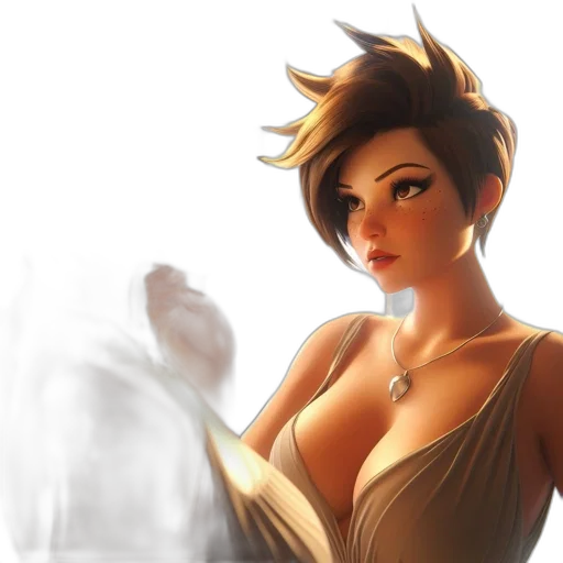 dress, staff, weapon, concept art transparent PNG cut-out