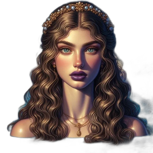 crown, jewelry, face, dress transparent PNG cut-out