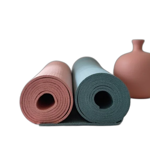 3d render, earth tones, pastel, yoga transparent PNG cut-out