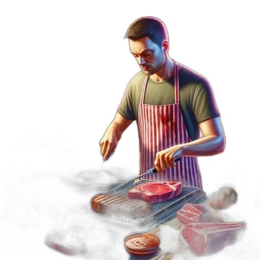 food, staff, photorealistic, concept art transparent PNG cut-out