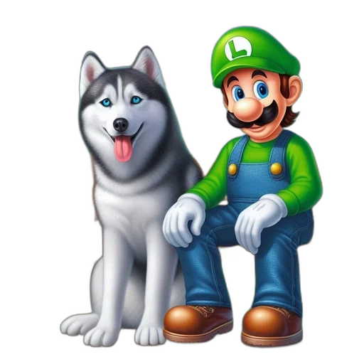 animal, pixel art, concept art, 3d render transparent PNG cut-out