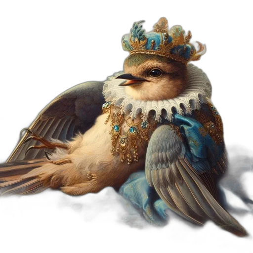 crown, animal, fantasy art, concept art transparent PNG cut-out