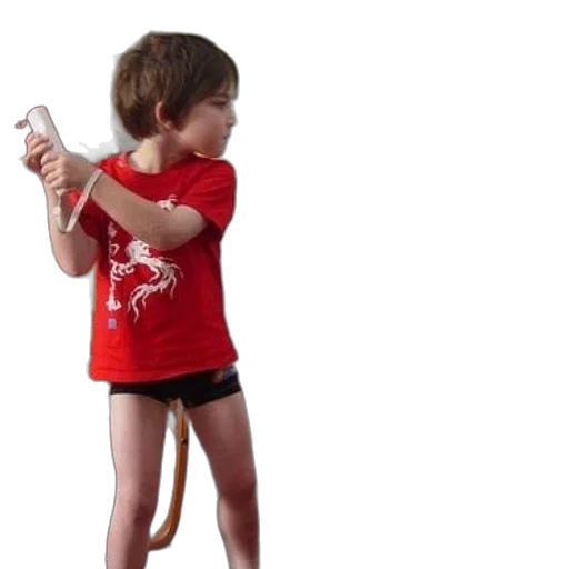 weapon, staff, child, red transparent PNG cut-out