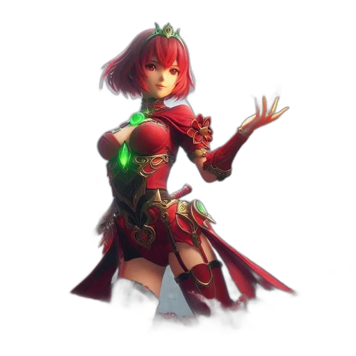 staff, dress, weapon, crown transparent PNG cut-out