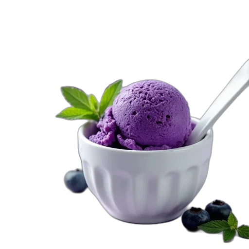 food, 3d render, photorealistic, blue transparent PNG cut-out