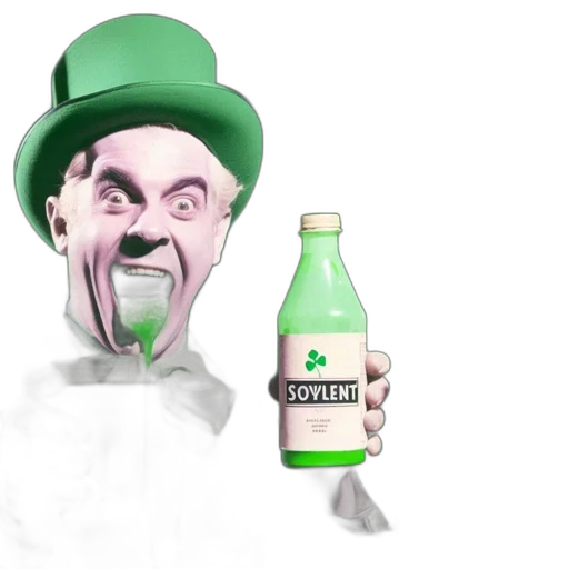 bottle, creature, food, concept art transparent PNG cut-out