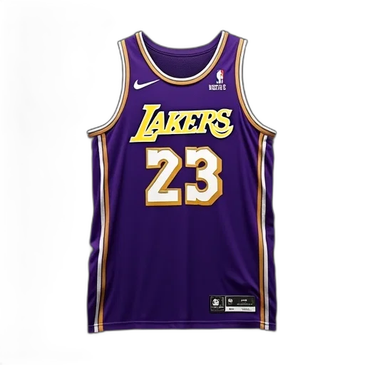 los, lakers, jersey, purple transparent PNG cut-out