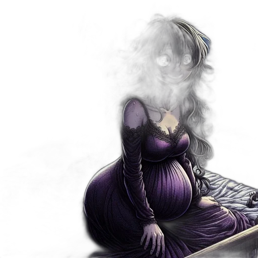 dress, fantasy art, concept art, comic book art transparent PNG cut-out