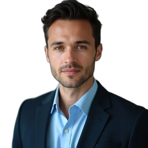 staff, face, jacket, photorealistic transparent PNG cut-out