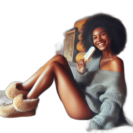 shoes, furniture, oil painting, photorealistic transparent PNG cut-out