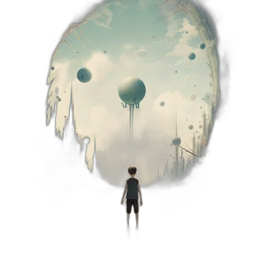 creature, umbrella, concept art, fantasy art transparent PNG cut-out