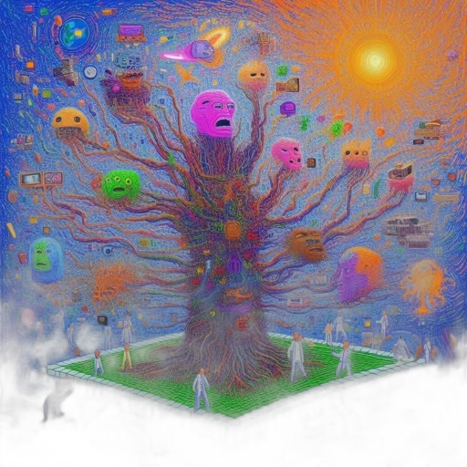 tree, robot, crown, creature transparent PNG cut-out