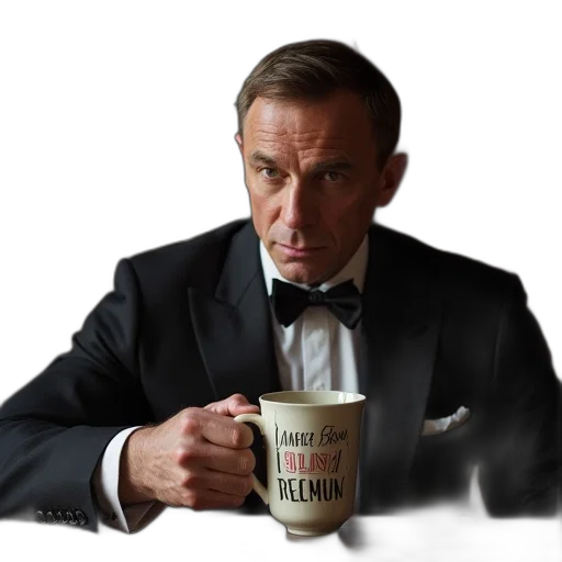 photorealistic, james, bond, russia transparent PNG cut-out