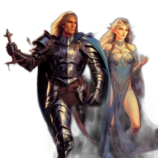 sword, fantasy art, concept art, comic book art transparent PNG cut-out