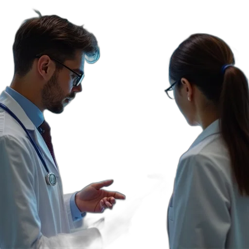 man, woman, standing, room transparent PNG cut-out